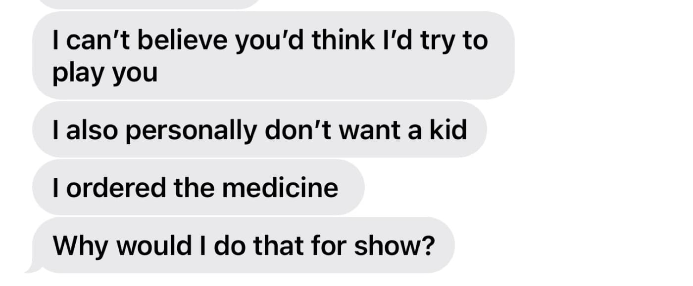 iMessage confusing romantic signals end