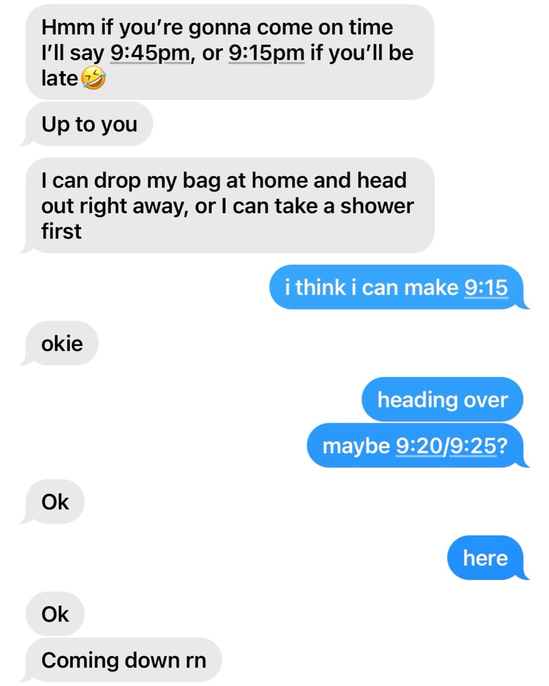 iMessage playful time option 9 15
